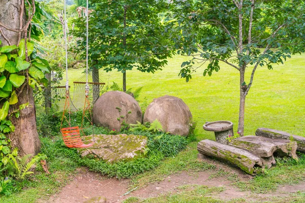 Hammocks Garden Nature Background — Stock Photo, Image