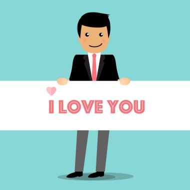 Sevgiliye arka plan tasarımı. Vektör çizim