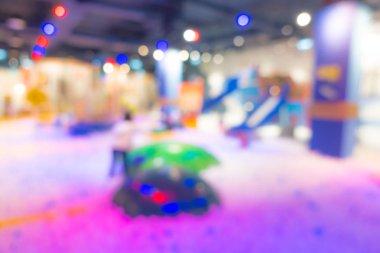 Alışveriş merkezinde Modern Bahçesi bulanıklık .