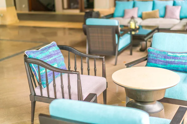 Closeup yastık ile modern mobilya .