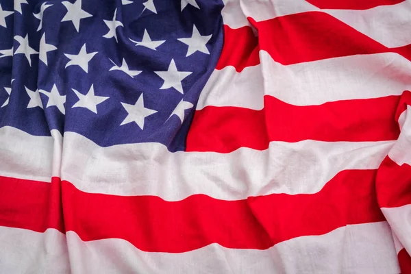 Closeup of American flag . — Stock Photo, Image