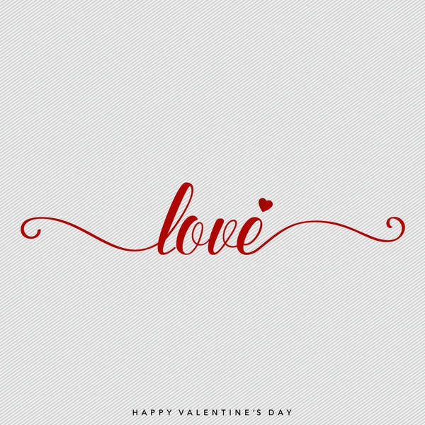 Día de San Valentín diseño de fondo. Ilustración vectorial — Vector de stock