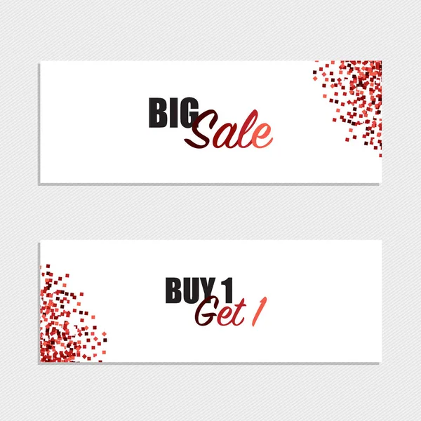 Sale Coupon, voucher, tag design. Vector illustration — Stock Vector