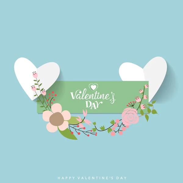 Valentine design de fundo dia. Ilustração vetorial — Vetor de Stock