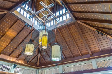 Vintage aydınlatma dekorasyon modern otel .