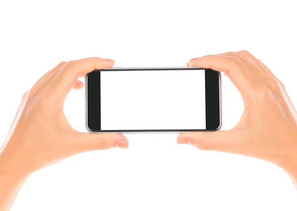 Üzleti kézzel mozgatható telefon . — Stock Fotó