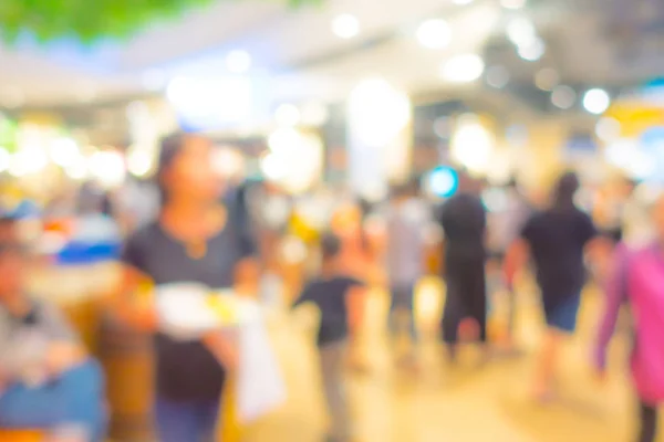 Abstract blur people in shopping center . — Stock Photo, Image