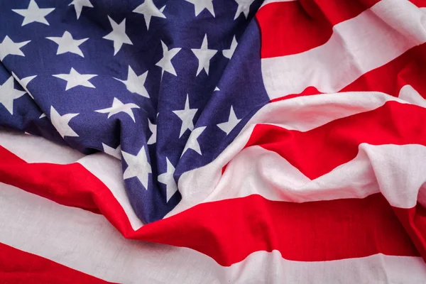 Closeup of American flag . — Stockfoto