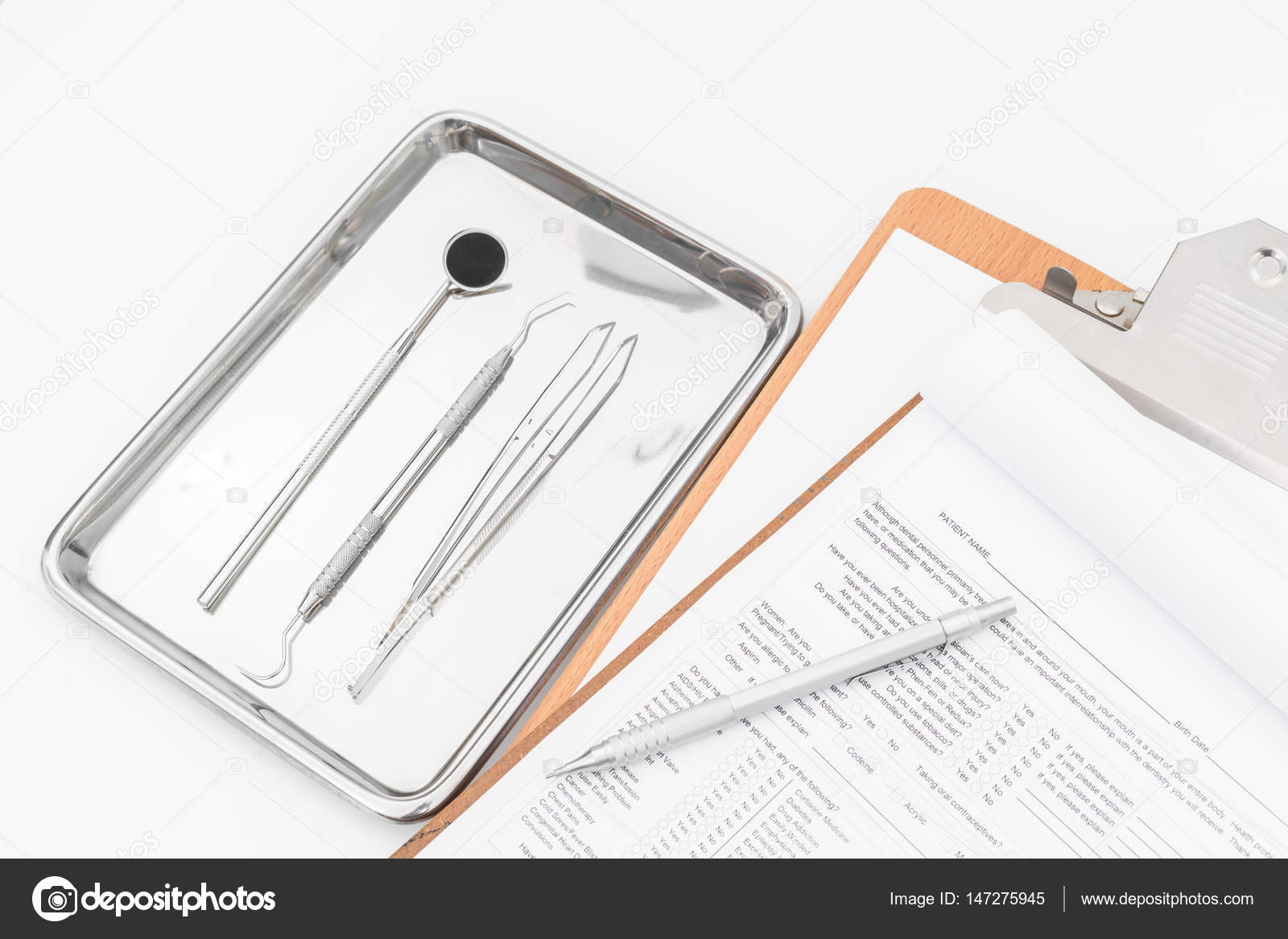 Dental Tools Chart