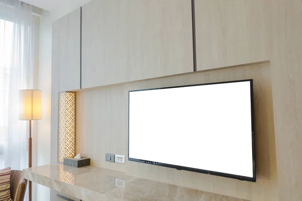 Moderna TV i vardagsrummet . — Stockfoto