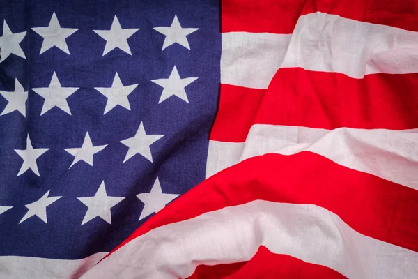Closeup of American flag . — Stock Photo, Image