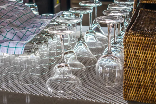 Cocktail Glass Collection in hotel . — Stock Photo, Image