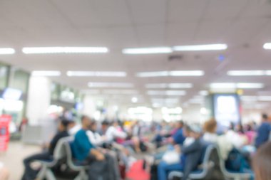 Yolcu havaalanında bulanıklık .