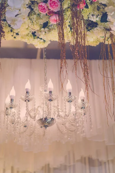 Vintage-Beleuchtung Dekoration für Hochzeit . — Stockfoto