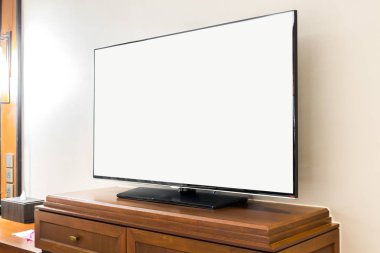 oturma odasında modern televizyon