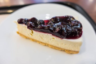 Yabanmersinli kek. Gıda arkaplanı.