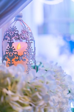 fener mum düğün sahne dekorasyonu ile