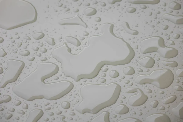 Water Drops White Blackground — Stock Photo, Image