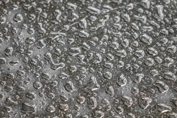 Water Drops Black Blackground — Stock Photo, Image