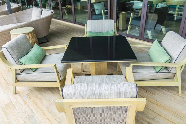 Tafels Stoelen Restaurant — Stockfoto