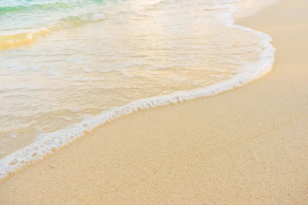 Mooie Tropische Maldiven Island Met Witte Zandstrand Zee — Stockfoto