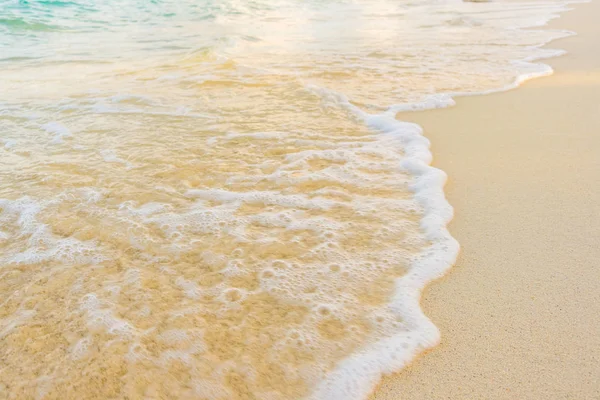 Mooie Tropische Maldiven Island Met Witte Zandstrand Zee — Stockfoto