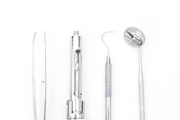 Dentystyczne Narzędzia Sprzęt Tle — Zdjęcie stockowe