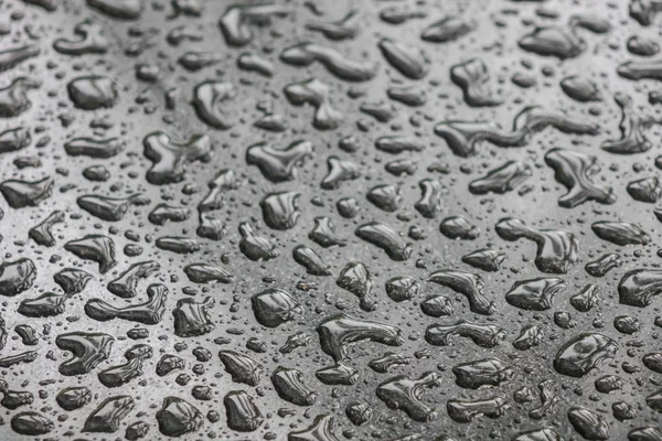 Water Drops Black Blackground — Stock Photo, Image