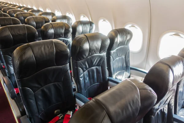 キャビン内の飛行機の座席 — ストック写真