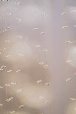 Düğün Arkaplanı İçin Işık Işıklı Elmas (Filtrelenmiş resim işlenmiş vintage efekti. )