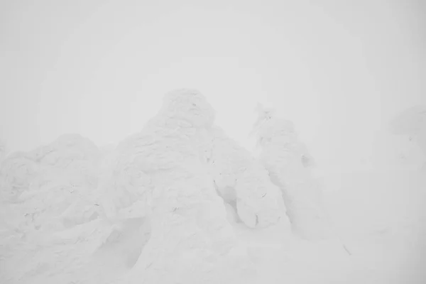 雪怪地区山造 — 图库照片