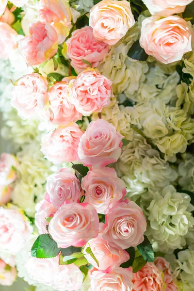 Piękne Kwiaty Walentynki Scena Ślubu — Zdjęcie stockowe