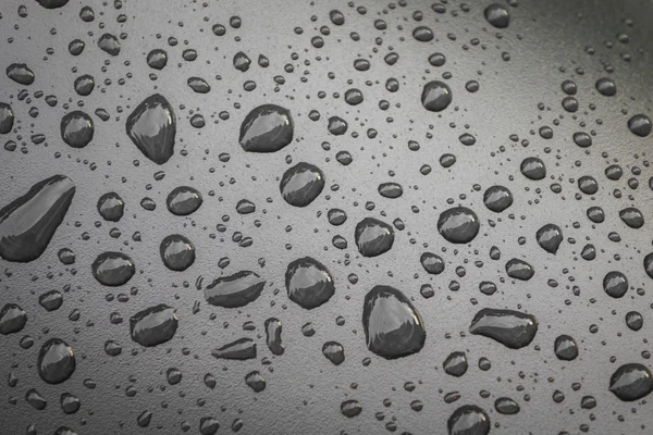 Water Drops Black Blackground — Stock Photo, Image