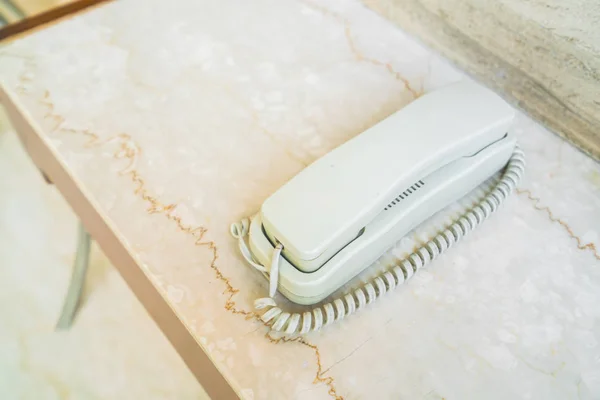 Telephone at hotel room . — Stock Photo, Image
