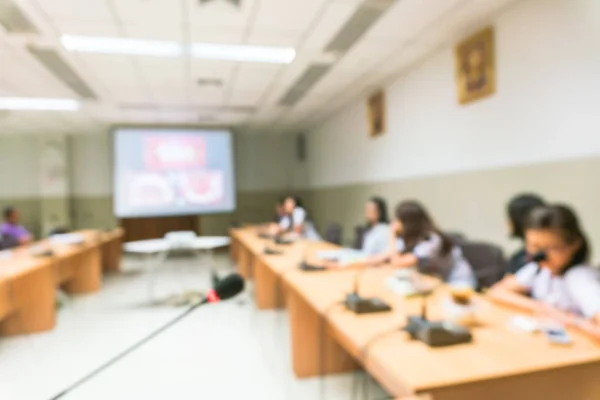 Αφηρημένη θαμπάδα επιχειρηματικό Συνέδριο και παρουσίαση . — Φωτογραφία Αρχείου