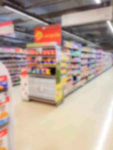 Abstract blur  shop at supermarket . — Stock Photo, Image