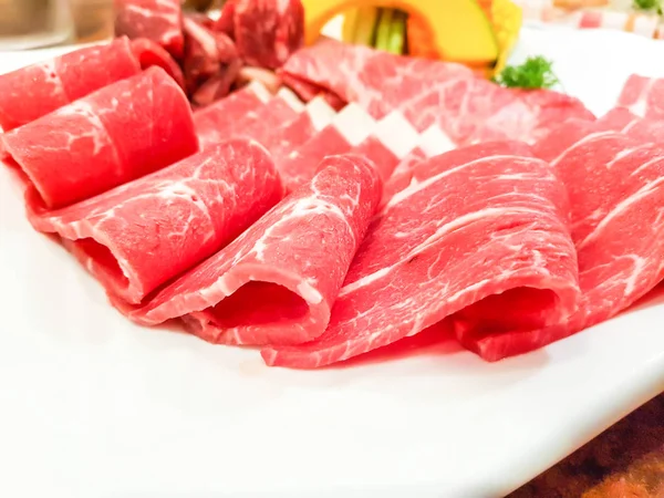 Carne fresca cruda non cotta . — Foto Stock