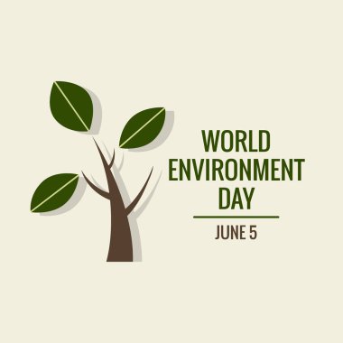 Dünya Çevre Günü konsepti. Vektör illüstrasyonu.