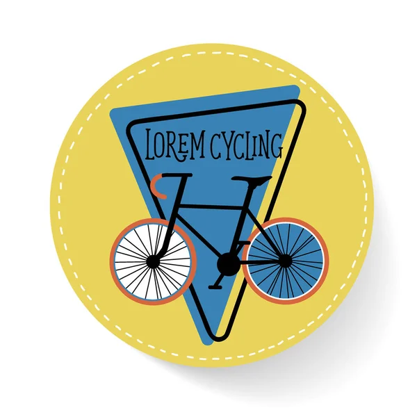 Icona bicicletta design. Illustrazione vettoriale — Vettoriale Stock