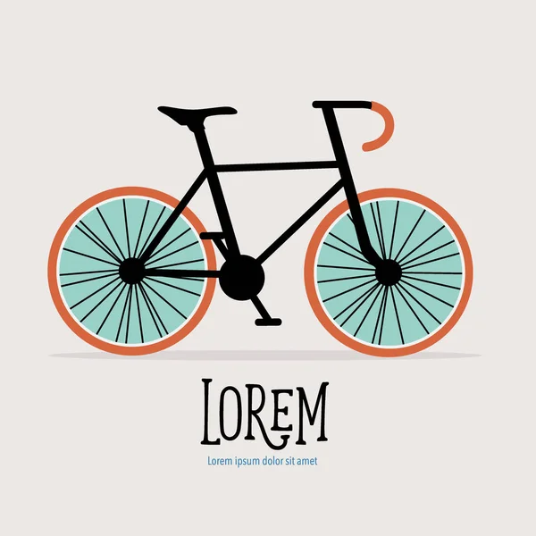 Design von Fahrradsymbolen. Vektorillustration — Stockvektor