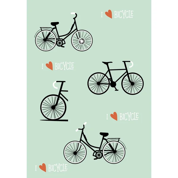 Design de ícone de bicicleta. Ilustração vetorial — Vetor de Stock