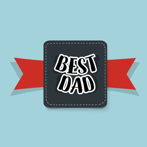 Ευτυχισμένος πατέρες ημέρα σχεδιασμού κάρτα. Εικονογράφηση διάνυσμα — Διανυσματικό Αρχείο
