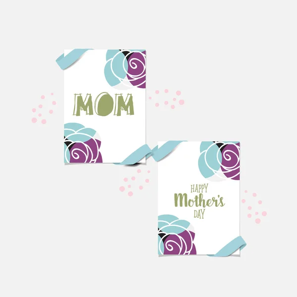 Happy Mother's Day, vector illustration — Stock Vector