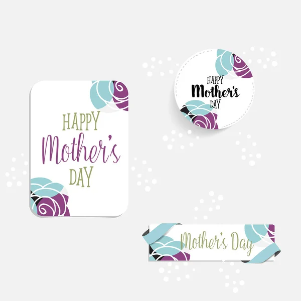 Happy Mother's Day, vector illustration — Stock Vector