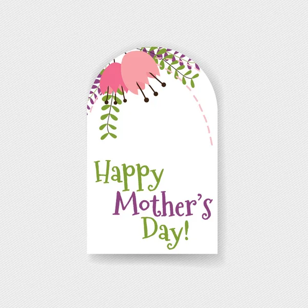 Happy Mother 's Day with Floral bouquets, vector illustration — стоковый вектор