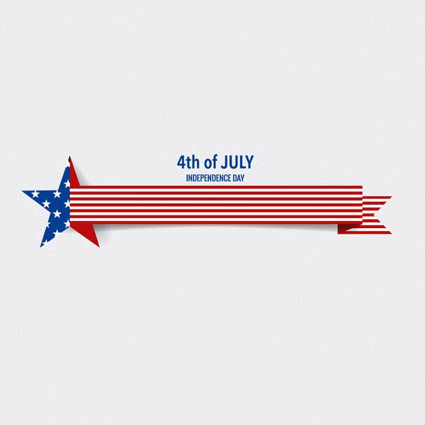 Happy dag van de onafhankelijkheid kaart Verenigde Staten van Amerika. Amerikaanse f — Stockvector