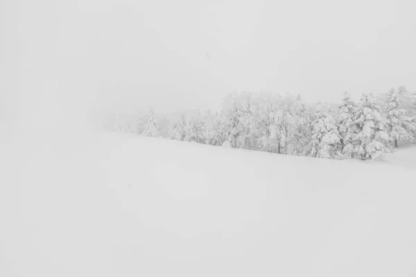 Elevador de esqui sobre montanha de neve em estância de esqui  . — Fotografia de Stock