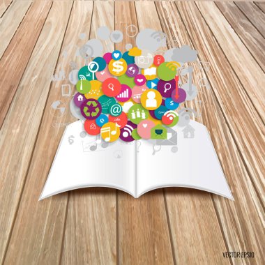 Yukarı alay, uygulama simgesi, vektör çizim kağıt