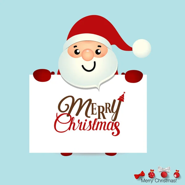 Χριστουγεννιάτικη Ευχετήρια Κάρτα Χριστουγεννιάτικα Γράμματα Άγιος Βασίλης Και Καλά Χριστούγεννα — Διανυσματικό Αρχείο