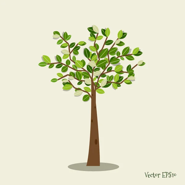 Streszczenie Stylizowane Drzewa Ilustracja Wektorowa — Wektor stockowy